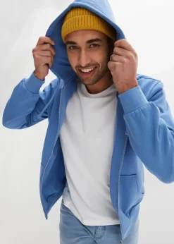 Kapuzen-Sweatjacke mit Reißverschluss|bonprix