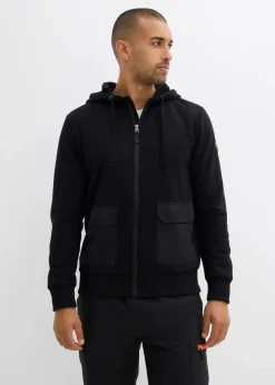 Kapuzen-Sweatjacke mit Teddyfutter|bonprix