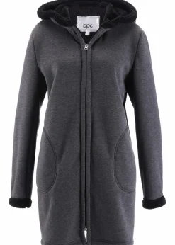 Kapuzen-Sweatjacke mit Teddyfell|bonprix Sale