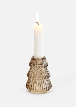 bonprix Kerzenhalter|Wohnaccessoires|Kerzenhalter in Baumform braun