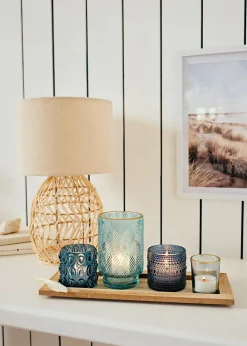 Kerzentablett mit 4 Teelichtgläsern|bonprix Hot