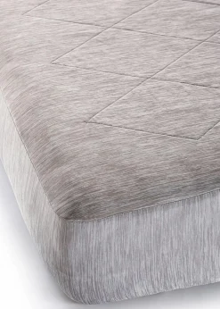 bonprix Laken & Matratzenauflagen|Laken & Matratzenauflagen|kühlendes Spannbettlaken grau