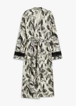 Kimono Bademantel aus softem Viskose-Mix|bonprix Clearance