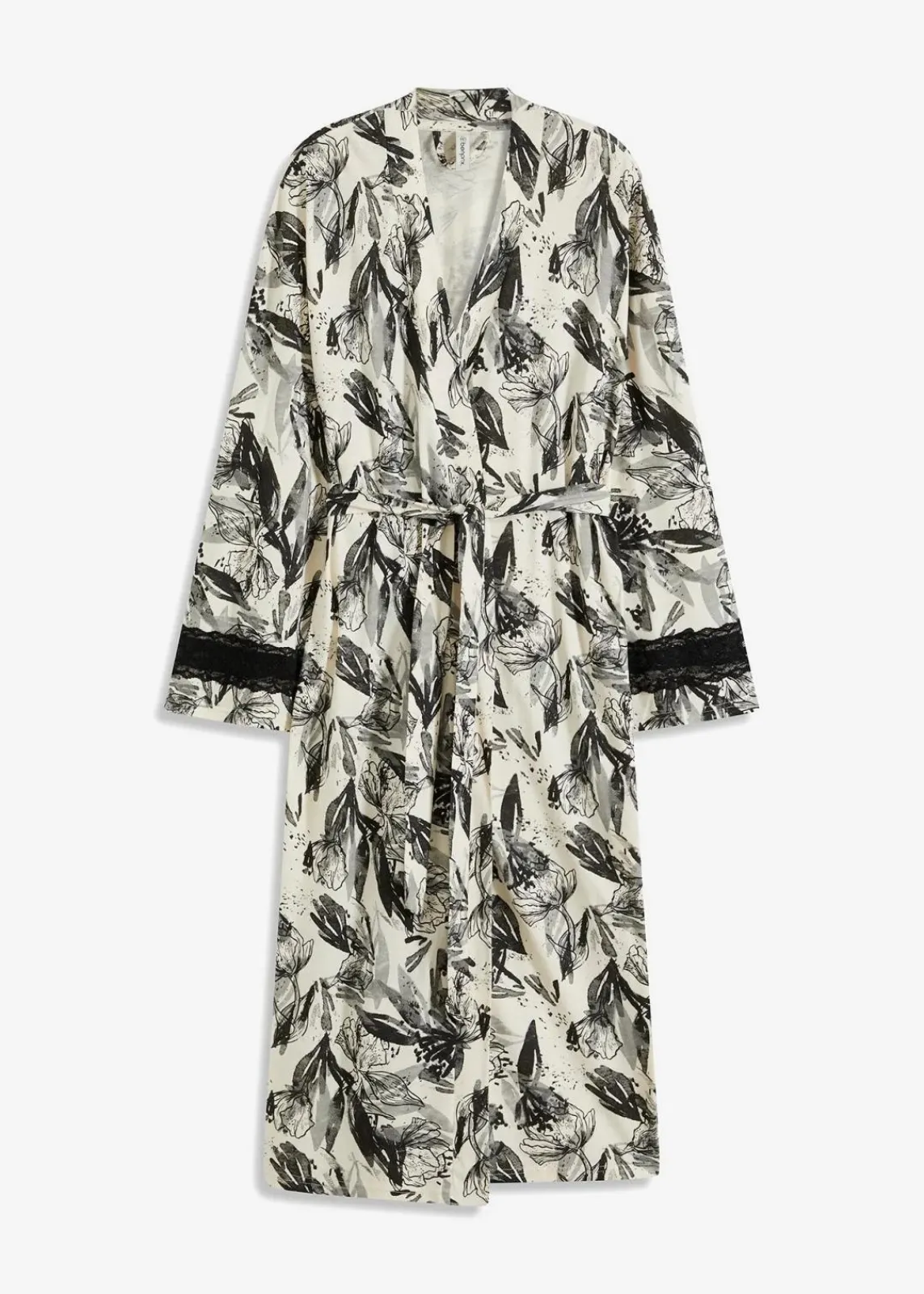 Kimono Bademantel aus softem Viskose-Mix|bonprix Clearance