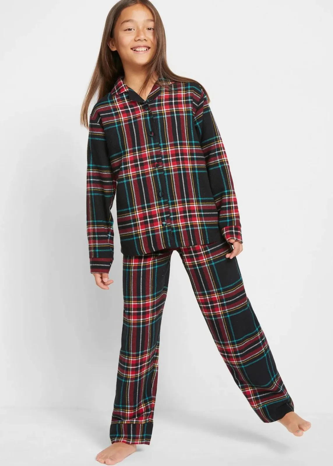 Kinder Pyjama aus weichem Flanell|bonprix New