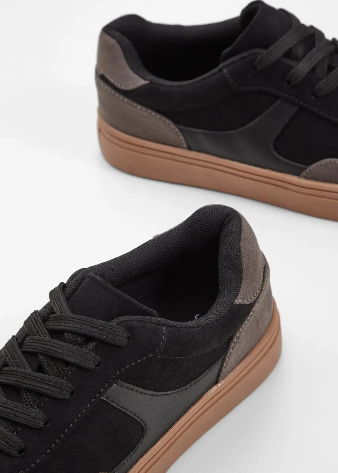 bonprix Jungen·Sneaker|Mädchen·Sneaker|Kinder Sneaker schwarz/grau