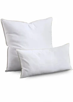 bonprix Kopfkissen|Kopfkissen|Kissen Daunen Touch weich weiß