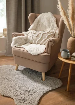 bonprix Kissen & Tagesdecken|Kissenbezüge|Kissen mit Struktur creme