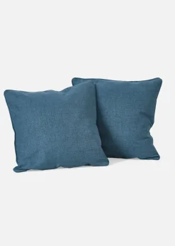 bonprix Kissenbezüge|Kissenbezüge|Kissenbezug inkl.Füllung mit Struktur (2er Pack) petrol
