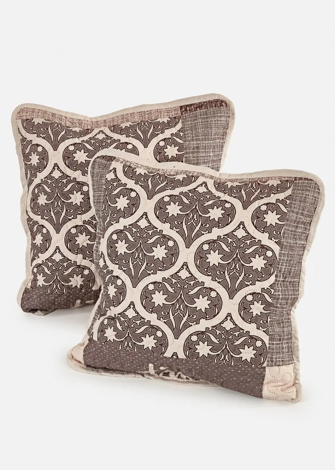 Kissenbezug mit Patchwork Druck (2er Pack)|bonprix Clearance