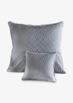 bonprix Kissenbezüge|Kissenbezüge|Kissenbezug mit Steppung (2er Pack) grau