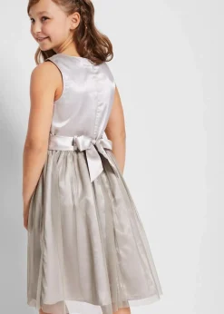 bonprix Mädchen 9-16 Jahre·Kleider & Jumpsuits|Mädchen 2-8 Jahre·Kleider & Röcke|Kleid silberfarben