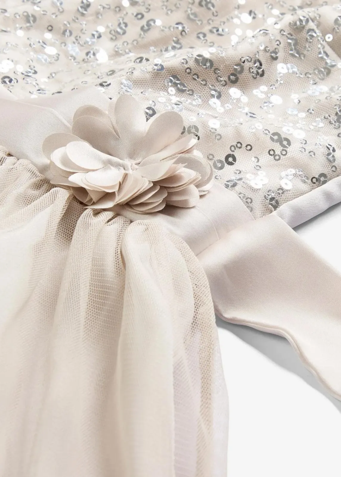 bonprix Mädchen 9-16 Jahre·Kleider & Jumpsuits|Mädchen 2-8 Jahre·Kleider & Röcke|Kleid silberfarben