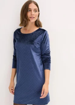 bonprix Kleider|Bekleidung·Pullover & Strickjacken|Kleid dunkelblau