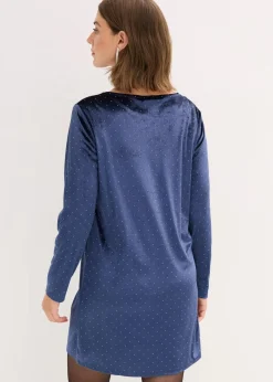 bonprix Kleider|Bekleidung·Pullover & Strickjacken|Kleid dunkelblau
