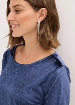 bonprix Kleider|Bekleidung·Pullover & Strickjacken|Kleid dunkelblau