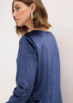 bonprix Kleider|Bekleidung·Pullover & Strickjacken|Kleid dunkelblau