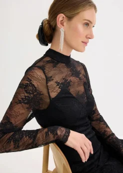 bonprix Bekleidung·Pullover & Strickjacken|Kleider|Kleid schwarz