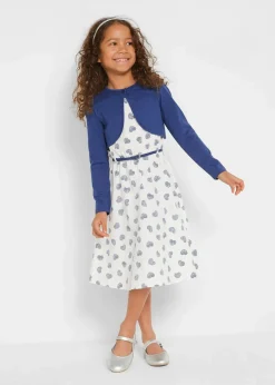 Kleid + Bolero + Gürtel (3-tlg.Set)|bonprix Hot