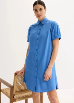 Kleid aus Baumwoll- Popeline|bonprix Discount