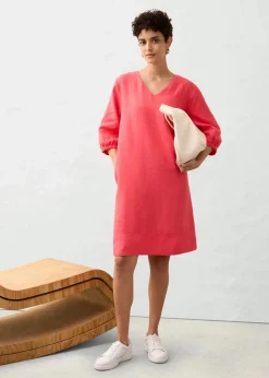 Kleid aus reinem Leinen, 3/4 Arm|bonprix Best