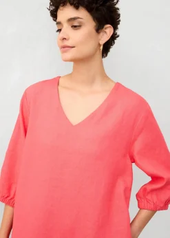 Kleid aus reinem Leinen, 3/4 Arm|bonprix Best