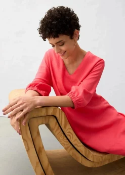 Kleid aus reinem Leinen, 3/4 Arm|bonprix Best