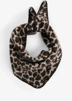 bonprix Schals & Tücher|Schuhe & Accessoires In Spezialgrößen·Tücher & Ponchos|kleines Tuch beige/braun leo