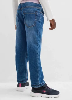 bonprix Mädchen 2-8 Jahre·Jacken & Outdoor|Mädchen 2-8 Jahre·Jeans & Hosen|Komfortable Thermojeans mit Fleecefutter blau denim