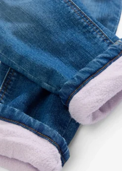 bonprix Mädchen 2-8 Jahre·Jacken & Outdoor|Mädchen 2-8 Jahre·Jeans & Hosen|Komfortable Thermojeans mit Fleecefutter blau denim
