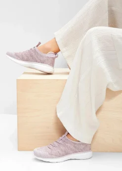 bonprix Komfortschuhe|Sport- & Trekkingschuhe|Komfort-Slip-In-Sneaker aus Soft-Material flieder