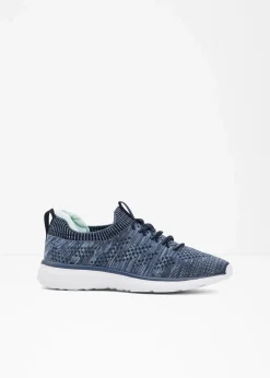 bonprix Sneaker|Sport- & Trekkingschuhe|Komfort-Slip-In-Sneaker aus Soft-Material blau