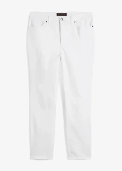 bonprix Bekleidung·Kleider|Hosen|Komfort-Stretchhose weiß