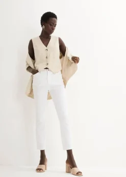 bonprix Bekleidung·Kleider|Hosen|Komfort-Stretchhose weiß