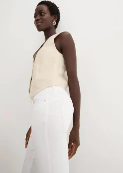 bonprix Bekleidung·Kleider|Hosen|Komfort-Stretchhose weiß