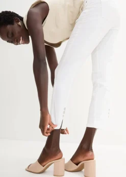 bonprix Bekleidung·Kleider|Hosen|Komfort-Stretchhose weiß
