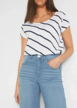 7/8-Komfort-Stretch-Jeans, Wide Fit|bonprix