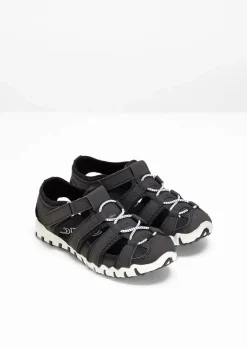 bonprix Schuhe & Accessoires In Spezialgrößen·Schuhe In Übergröße|Sommerschuhe|Komfort-Trekkingsandalen mit Profilsohle schwarz
