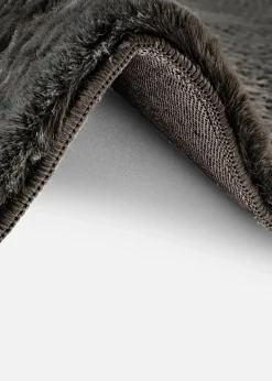 bonprix Wohnaccessoires|Kunstfell Teppich mit weicher Oberfläche anthrazit