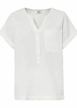 Kurzarmbluse aus Musselin|bonprix Best