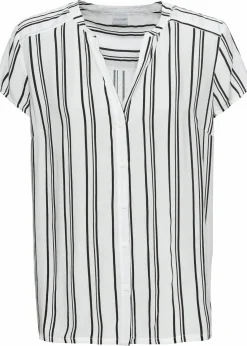 Kurzarmbluse aus reiner Viskose|bonprix Discount