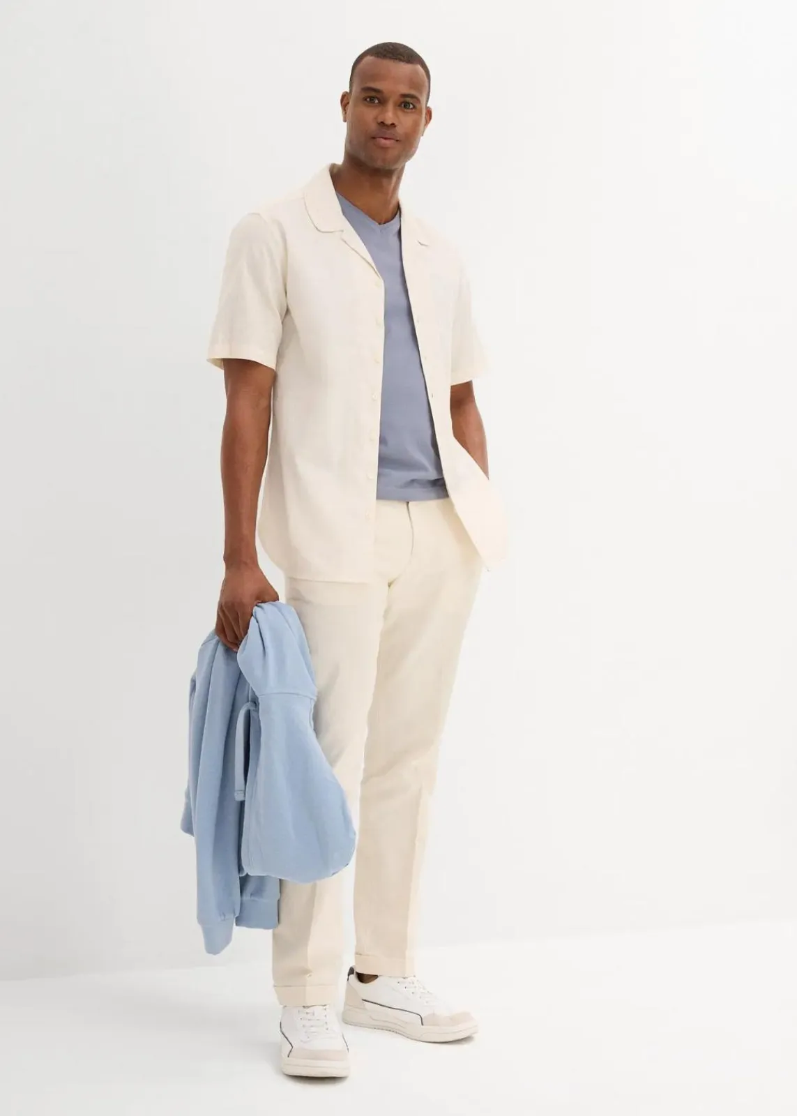 Kurzarmhemd aus Leinen|bonprix Clearance