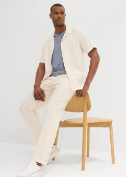 Kurzarmhemd aus Leinen|bonprix Clearance