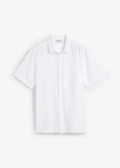 Kurzarmhemd aus luftigem Leinen-Mix|bonprix Sale