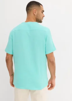 Kurzarmhemd aus luftigem Musselin|bonprix Discount