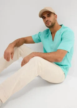 Kurzarmhemd aus luftigem Musselin|bonprix Discount