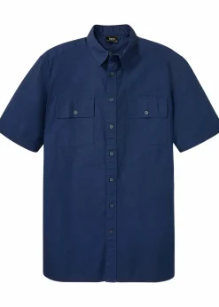 Kurzarmhemd aus reiner Baumwolle|bonprix Clearance