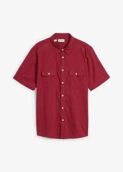 Kurzarmhemd aus reiner Baumwolle|bonprix New