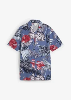 Kurzarmhemd aus reiner Baumwolle|bonprix Hot