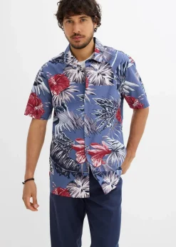 Kurzarmhemd aus reiner Baumwolle|bonprix Hot